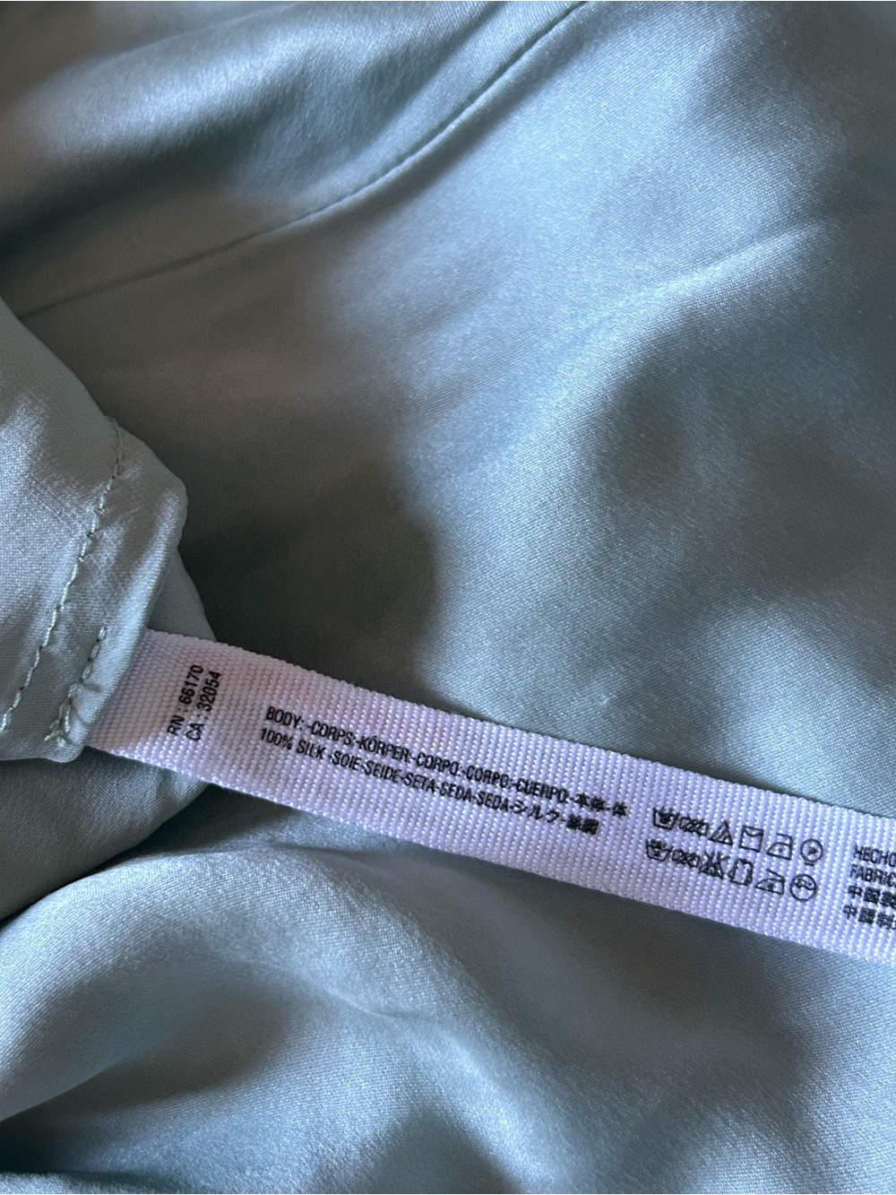 Free People Silk Slip Chemise in Pale Blue - Picture 5 of 5